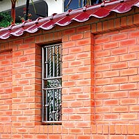 1SF16S - smoothface facing brick fencing - Johor, Malaysia