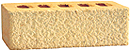 Golden Cream Color Rock Face Clay Brick with Shade