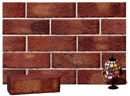 Golden Brown Color Sandblast Brick