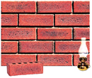 Golden Red Color Sandblast Brick Clinker Shade