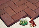 Golden Brown Color Wirecut Paver