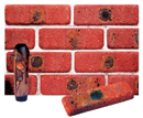 Super Red Color Cobble Brick Veneer with Shade