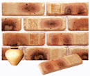Golden Cream Color Cobble Brick Veneer with Shade