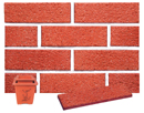Super Red Color Sandblast Brick Veneer